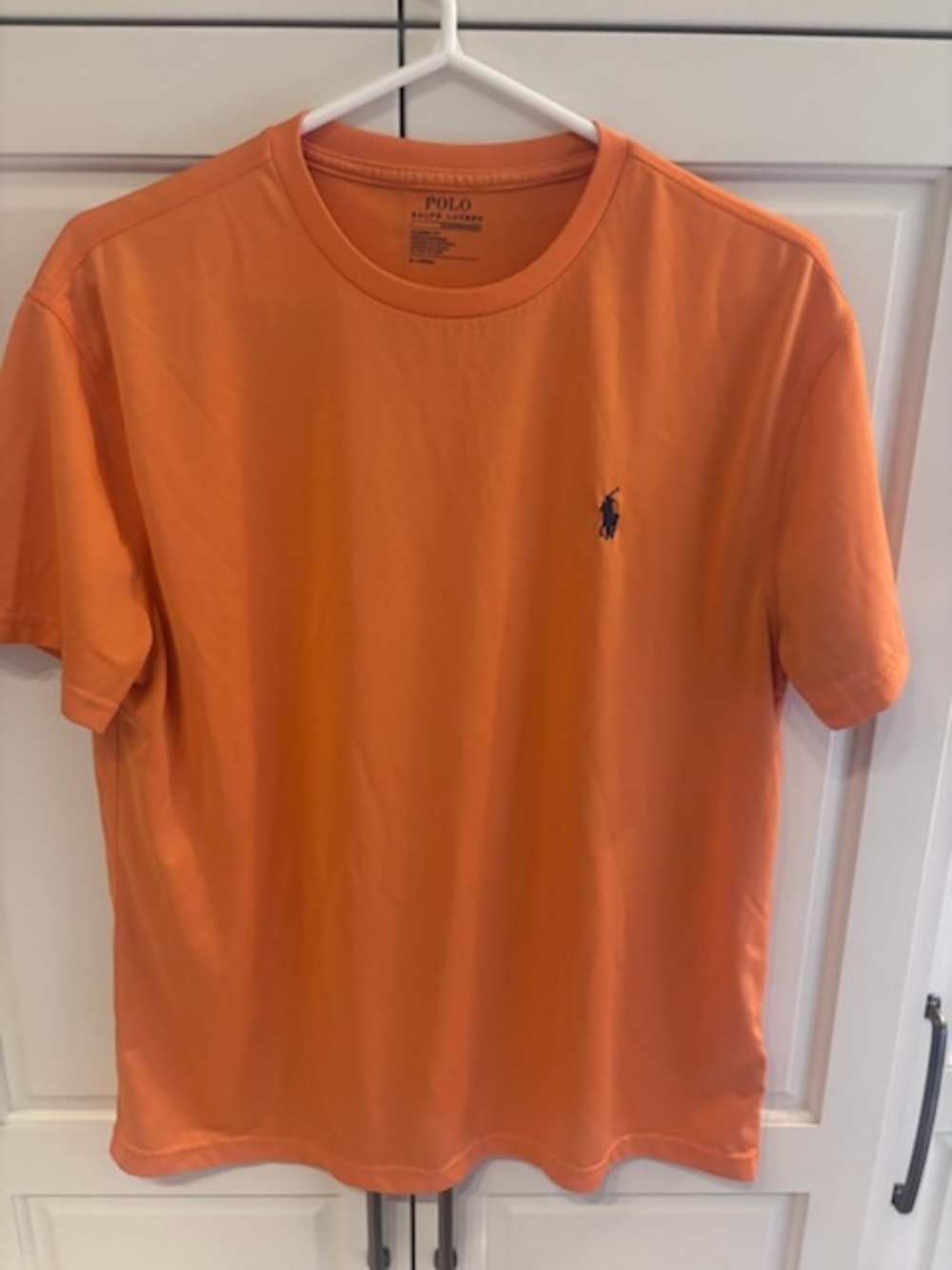 Polo by Ralph Lauren performance Orange Crewneck T-Shirt medium